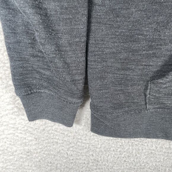 Peloton Hoodie Sweatshirt Womens Large Gray Piped Cord Star Logo Full Zip Gym - Picture 10 of 16